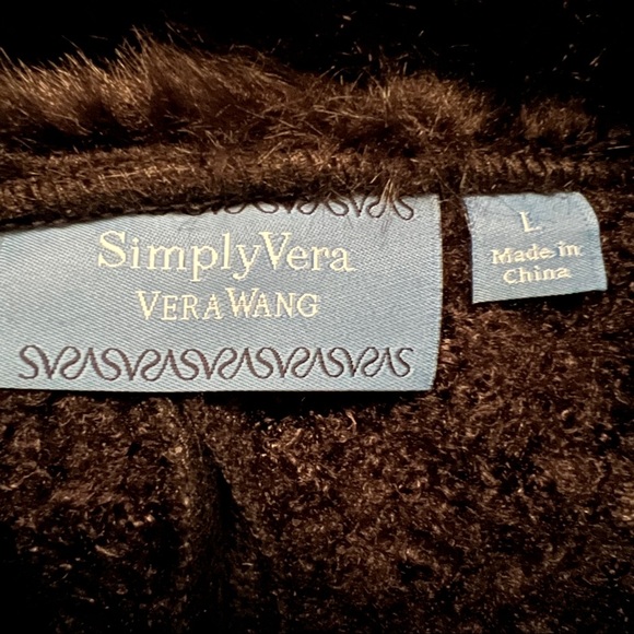 Vera Wang Fur Collar Mixed Media Coat - Picture 7 of 15